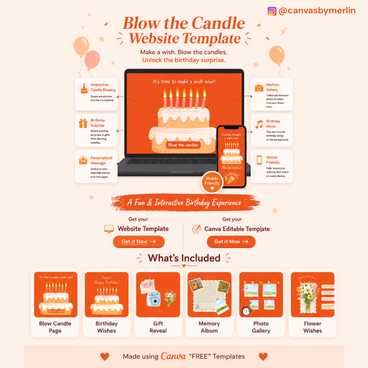 Blow the Candle Website